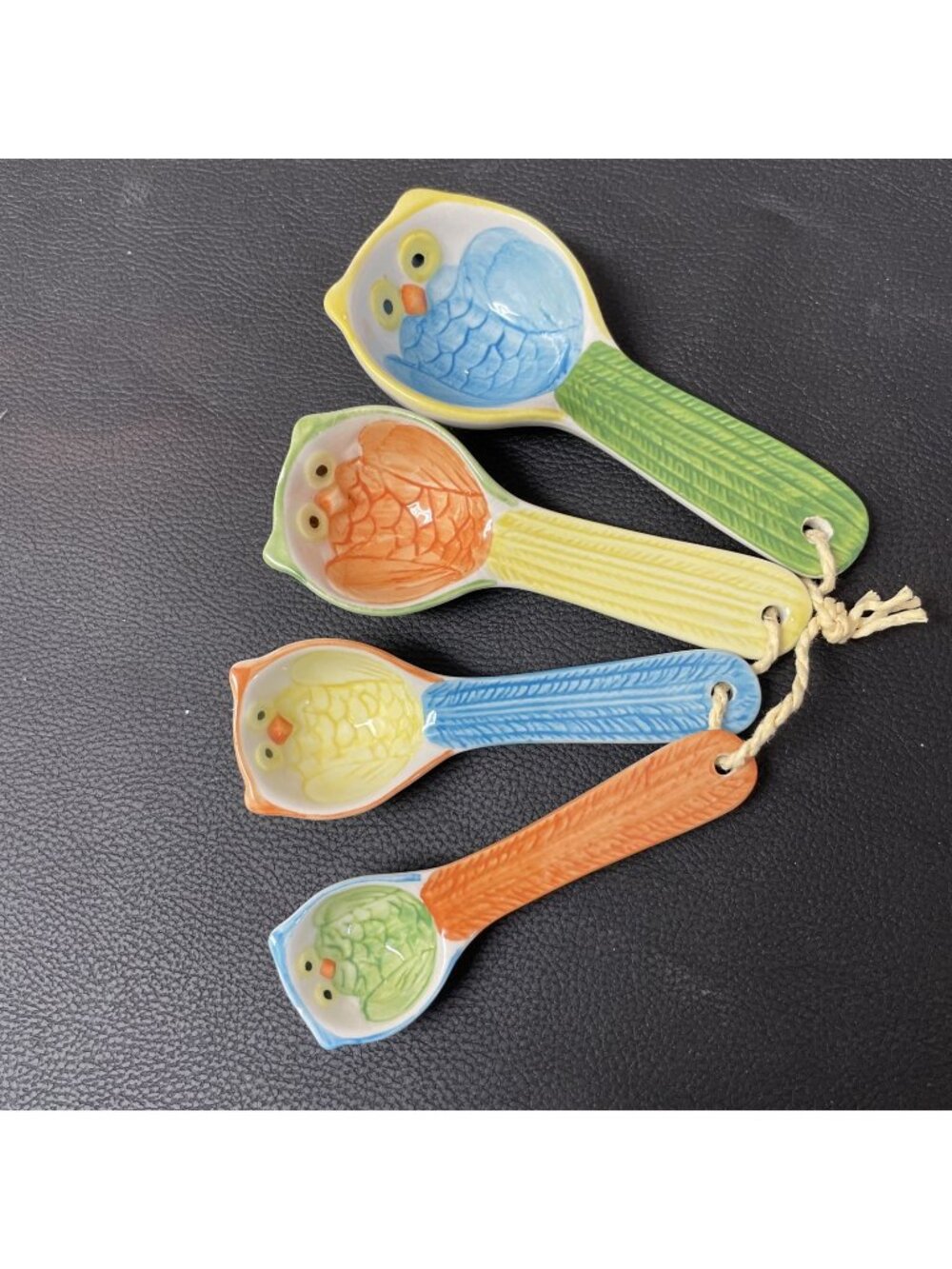 VTG Pier 1 P1 Owl Measuring Spoons Set